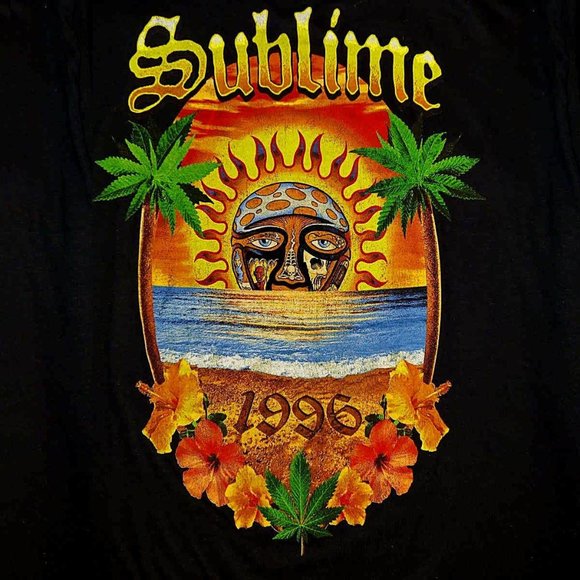 Sublime 1996 Logo Official punk rock cotton Official T-Shirt XL NWT - Picture 2 of 2